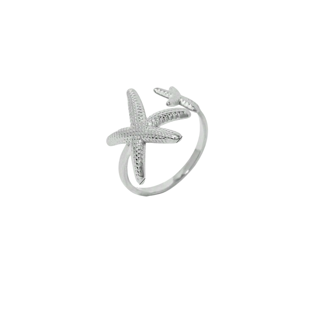 Anillo Estrela de Mar Silver